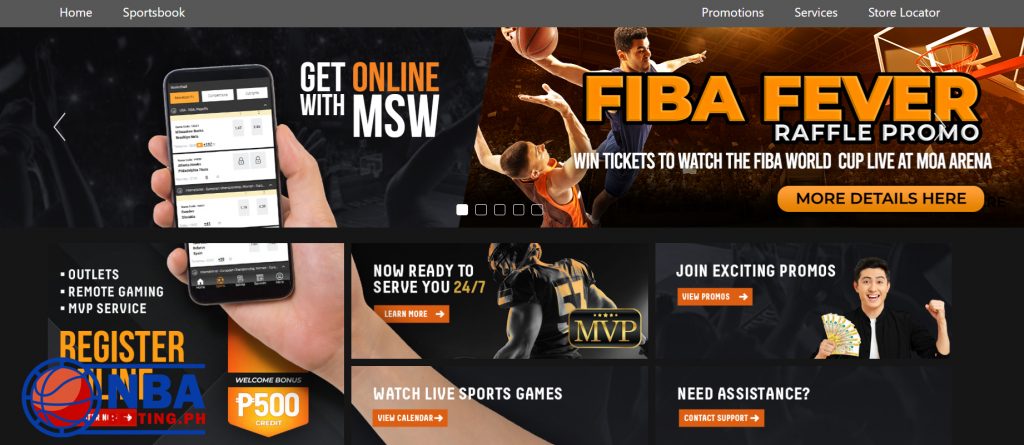 MSW bitcoin gambling for NBA