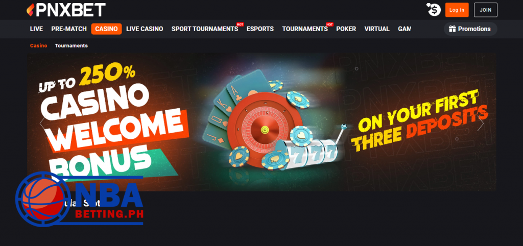 PNXBet Casino Welcome Bonus